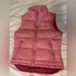 Aeropostal puffer vest pink